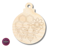 Unfinished Wood Etched Beehive Ornament Shape | JGrondz | Paint By Line Crafts | up to 30" DIY