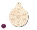 Unfinished Wood Etched Mandala Three Ornament Shape | JGrondz | Paint By Line Crafts | up to 30" DIY