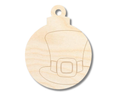 Unfinished Wood Etched Leprechaun Hat Ornament Shape | Paint By Line Crafts | up to 30" DIY