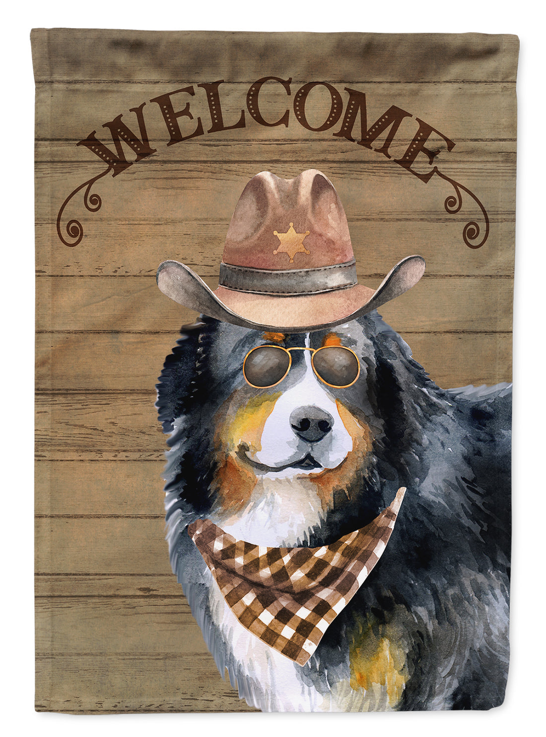 Bernese Mountain Dog #2 Country Dog Garden Flag Mailbox Decorative Yard Banner Outside Patio Artwork for Flower Beds, Garden Size, Multicolor