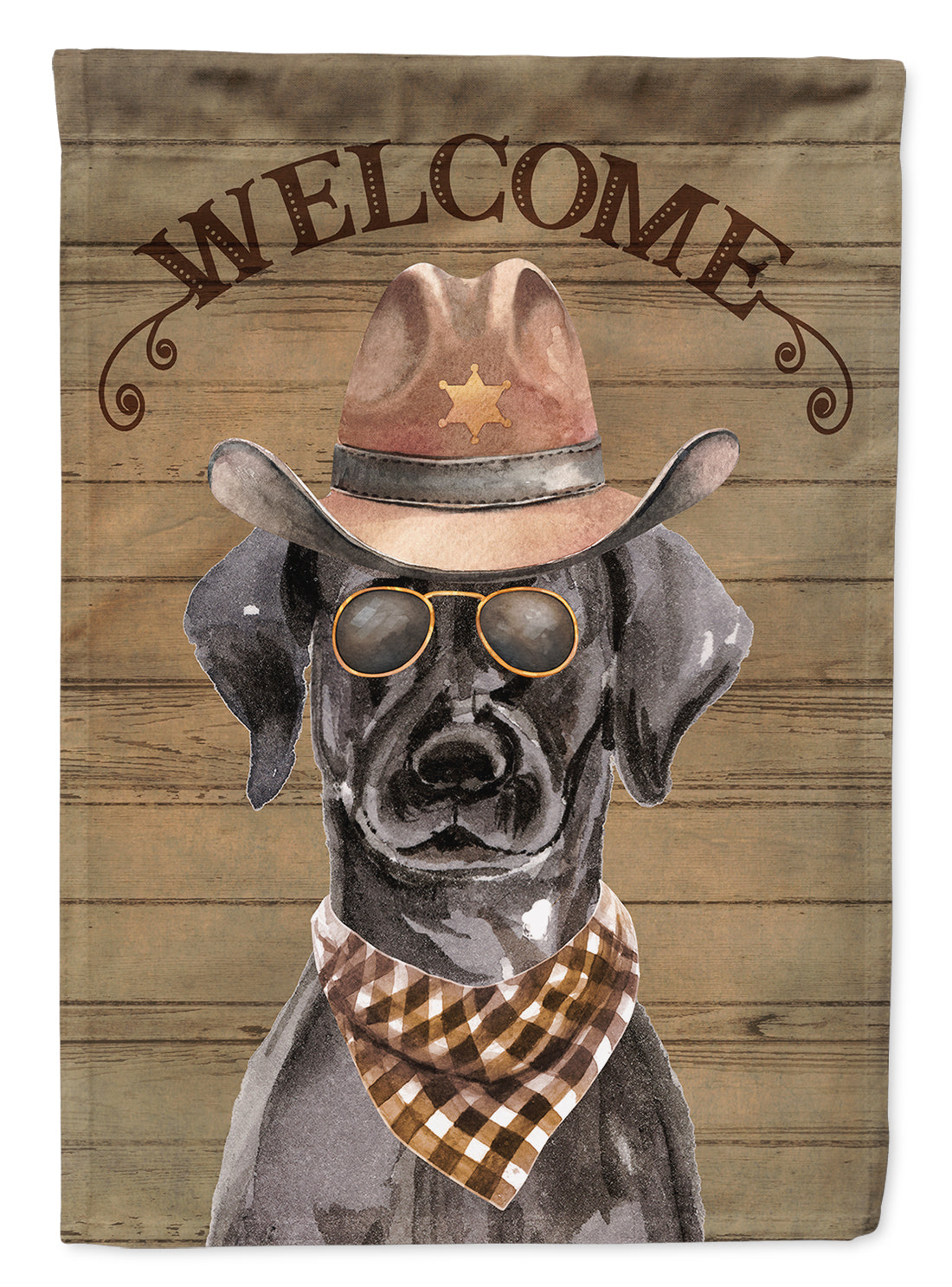 Black Labrador Retriever Country Dog Garden Flag Mailbox Decorative Yard Banner Outside Patio Artwork for Flower Beds, Garden Size, Multicolor