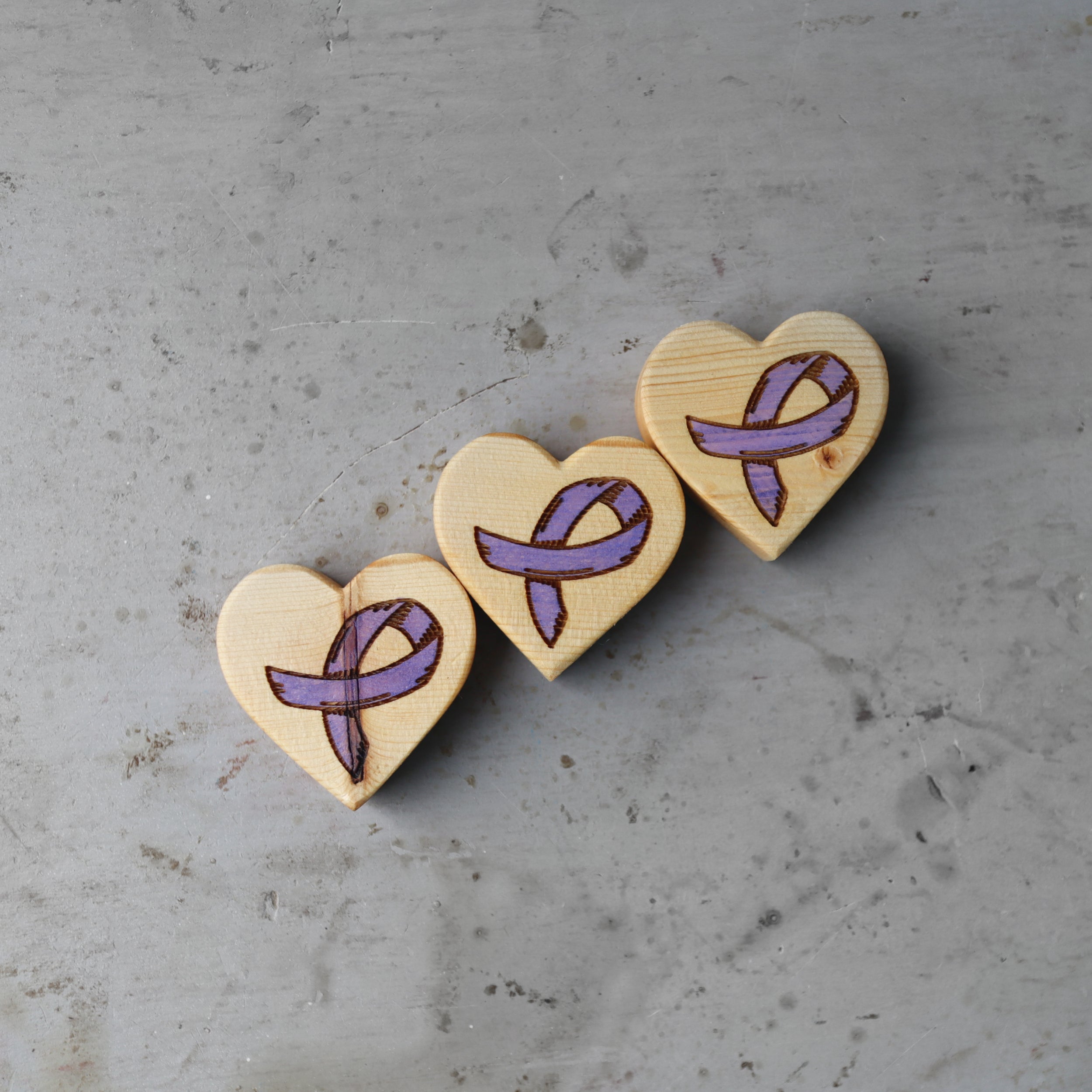 Cancer Awareness Hearts