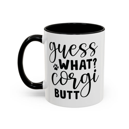 Adorable Corgi Butt Cottage Style Coffee Mug – Perfect for Dog Lovers!