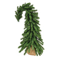 3 foot Bendable Alpine Tree with Rustic Burlap Base