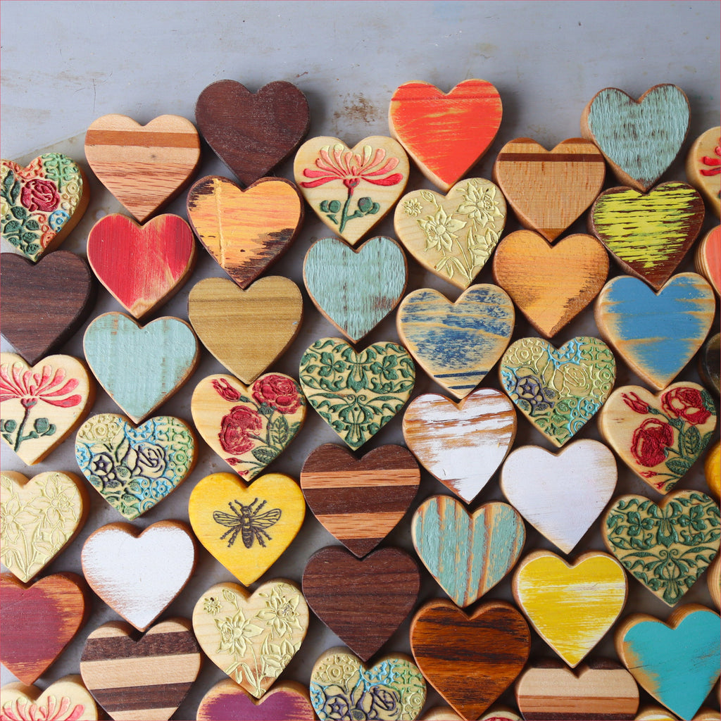 Heart-Shaped Mystery Boxes :: Spring Flowers