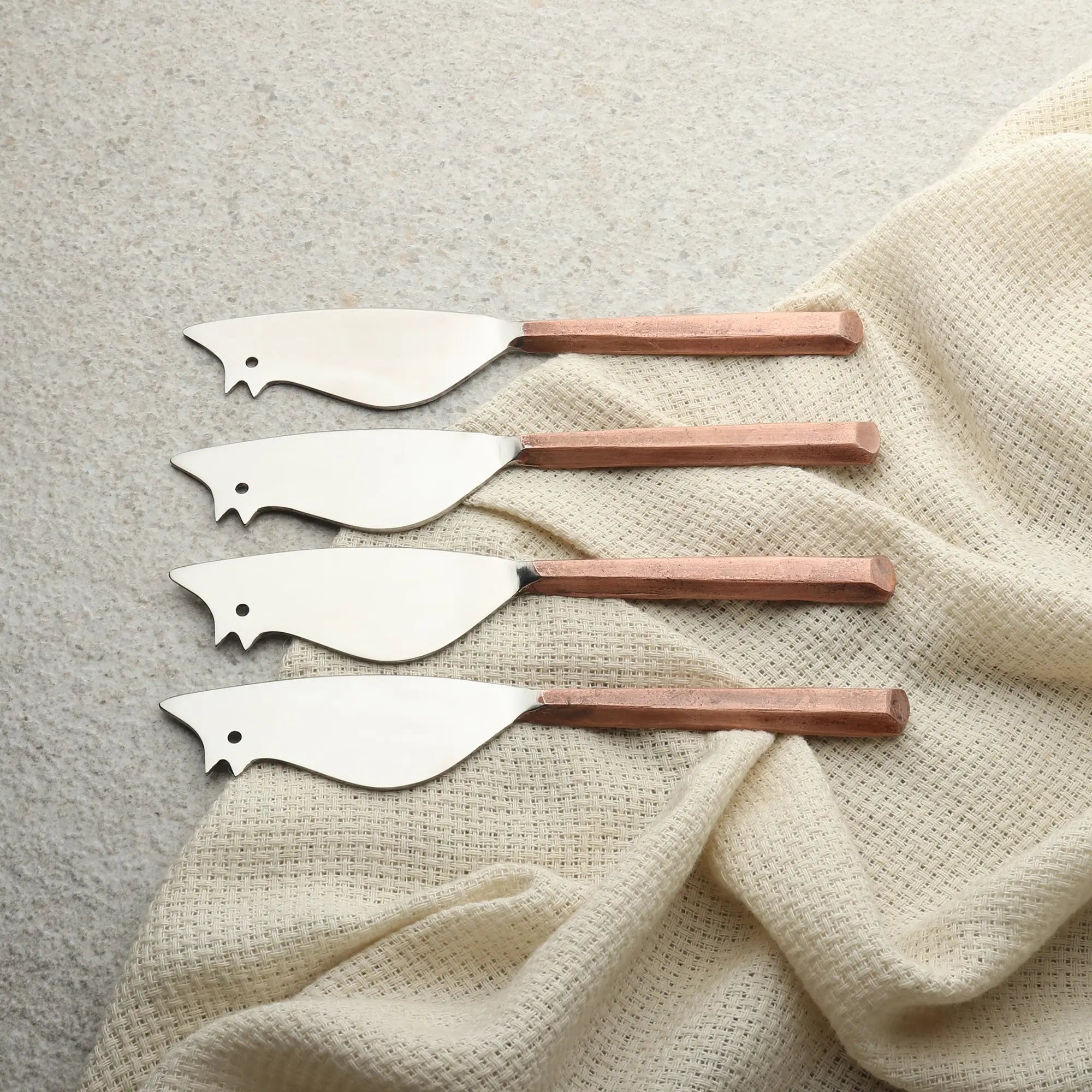 PLATEAU RATONCITO CHEESE SPREADER/KNIFE 4 PC. SET