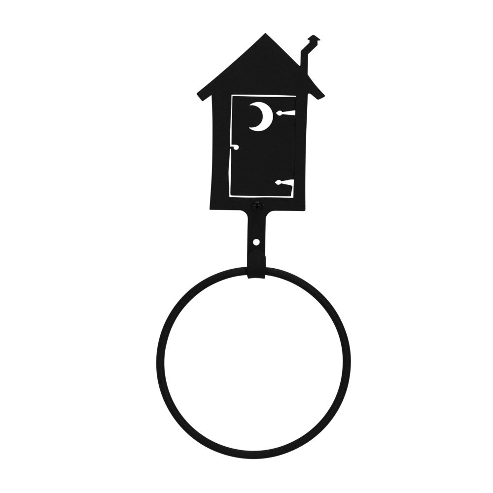 Rustic Outhouse Towel Ring