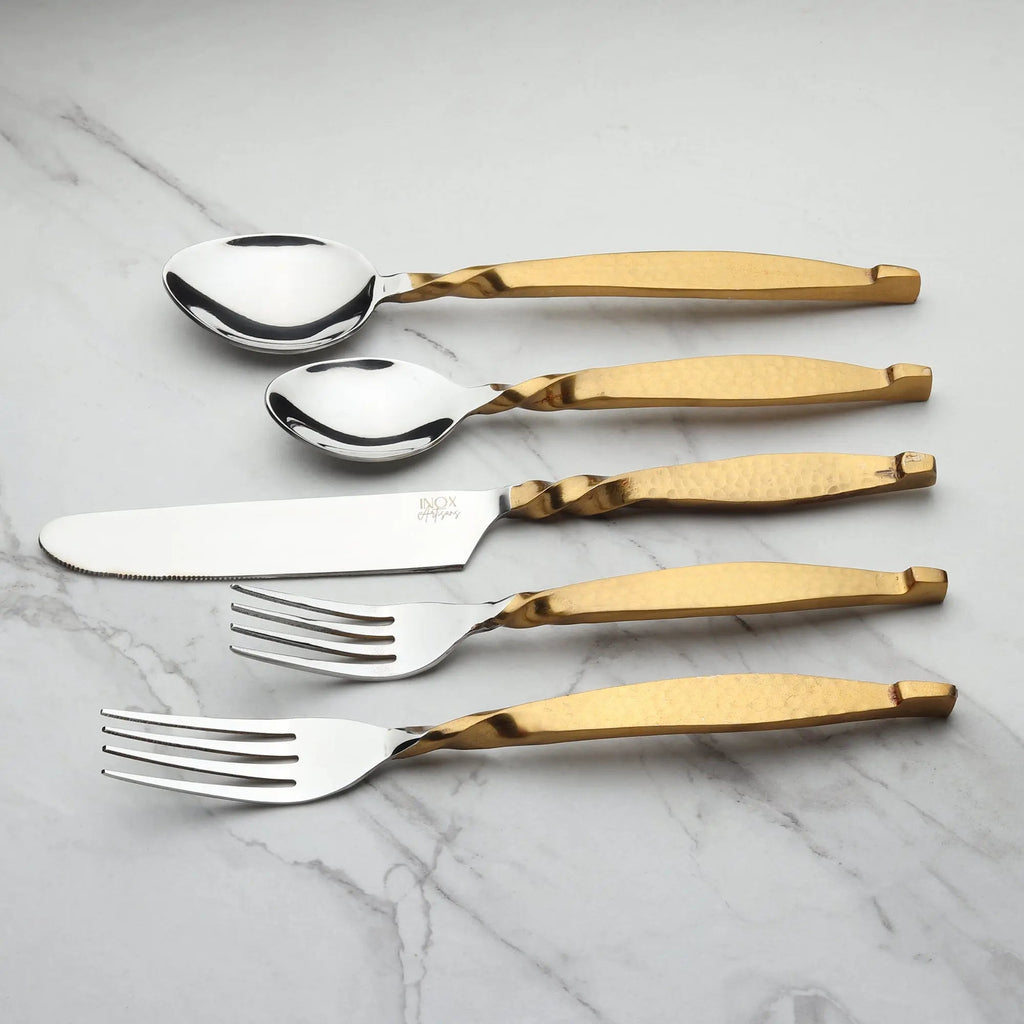 Twisted Urban Flatware, 5-Pc. Place Setting
