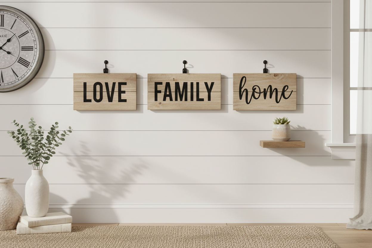 Farmhouse Wooden Wall Sign gallery set