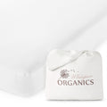 Organic Waterproof Pique Knit Crib Mattress Cover